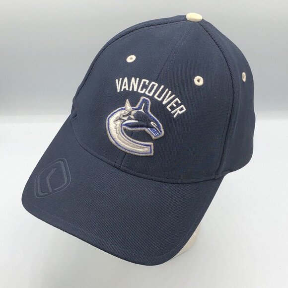 Vancouver Canucks 47 Twins Enterprise Stretch Fit Cap Hat Size S/M NHL - Picture 7 of 11